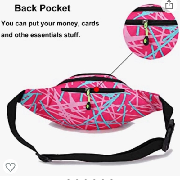 Fanny Pack Waist Bag Adjustable Belt Hip Bum Bag Fashion Water Resistant. NWT - Picture 5 of 6